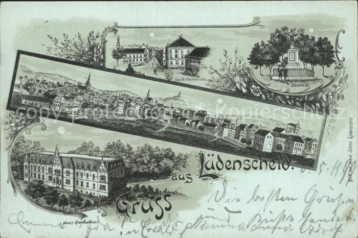 Luedenscheid Neues Krankenhaus Denkmal Stadtansicht