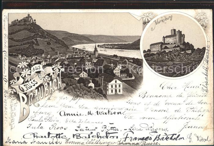 Braubach Rhein Marksburg Stadt