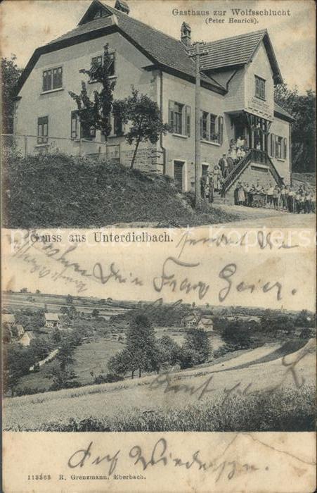 Unterdielbach Gasthaus zur Wolfsschlucht