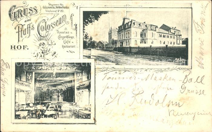 Hof Bayern Pfaff`s Coloseum