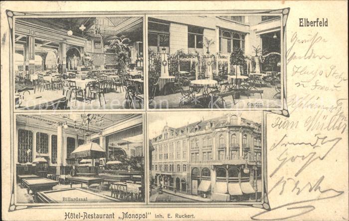 Elberfeld Wuppertal Hotel Restaurant Monopol