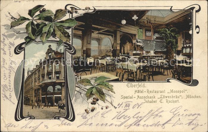 Elberfeld Wuppertal Hotel Restaurant Monopol
