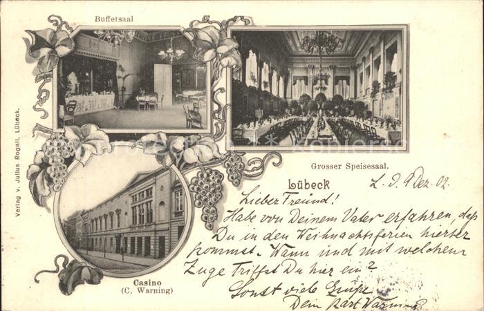 Luebeck Casino Grosser Speisesaal Buffetsaal