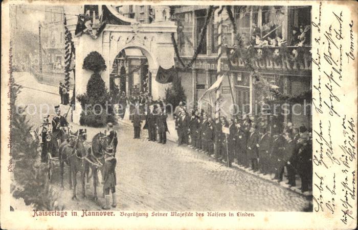 Linden Hannover Besuch des Kaisers in Linden