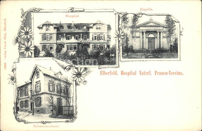 Elberfeld Wuppertal Hospital Kapelle Schwesternhaus