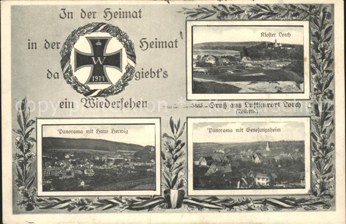 Lorch Wuerttemberg Kloster Lorch Haus Herwig Panorama Genesungsheim