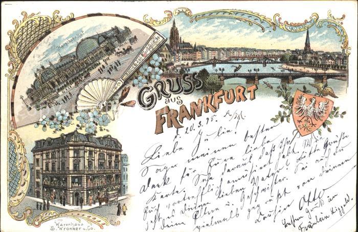 Frankfurt Main Hauptbahnhof Warenhaus