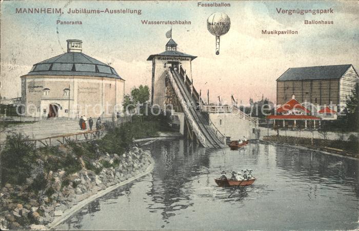 Mannheim Fesselballon Musikpavillon Ballonhaus