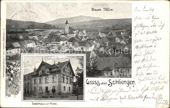 Schliengen Blauen Gasthaus zur Krone