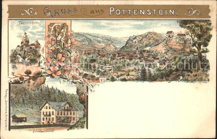 Pottenstein Oberfranken Schuettarsmuehle Tuechersfeld