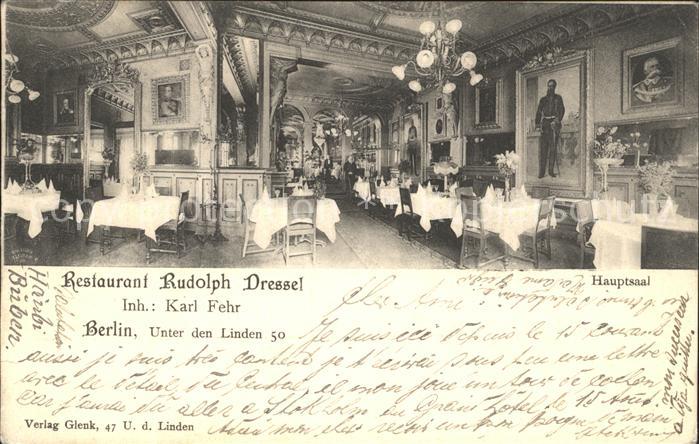 Berlin Restaurant Rudolph Dressel
