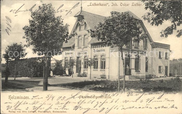 Holzminden Weser Fuerstenbergerstrasse Lutherhaus
