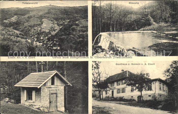 Ringelbach Oberkirch Gasthaus zum Salmen Stauung Totalansicht