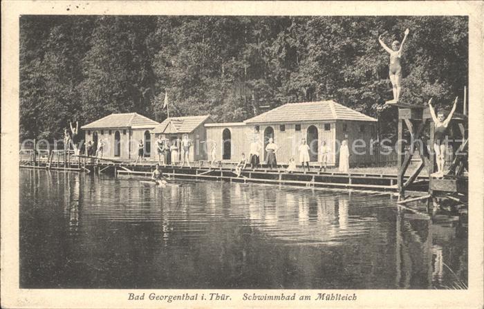 Georgenthal Schwimmbad am Muehlteich