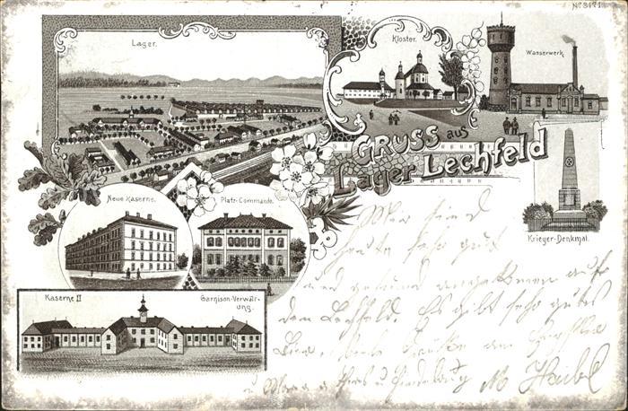 Lager Lechfeld Wasserwerk Kloster Kaserne
