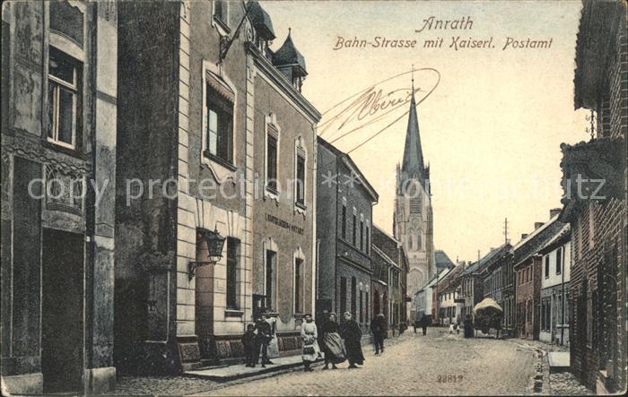Anrath Rhein Bahn- Strasse Kaiserliches Postamt