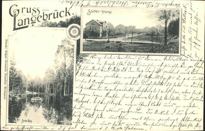 Langebrueck Stichler- Strasse Forellen- Teich