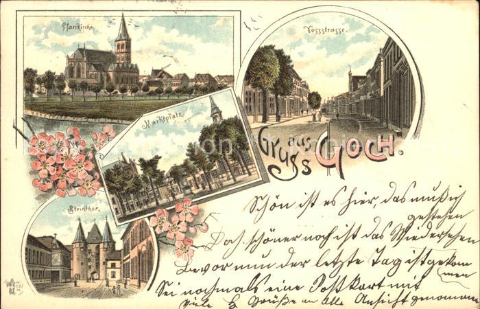 Goch Pfarrkirche Steintor Marktplatz