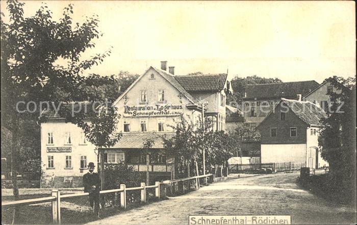 Schnepfenthal-Roedichen Restauration Logirhaus