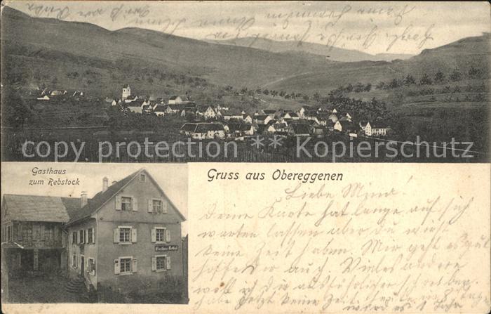 Obereggenen Gasthaus zum Rebstock