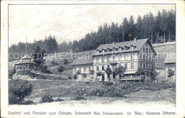 Schonach Schwarzwald Gasthof Pension zum Ochsen
