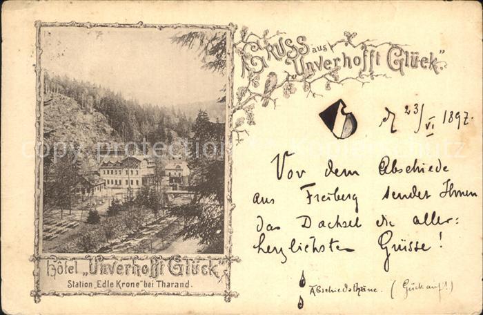 Tharandt Hotel Unverhofft Glueck