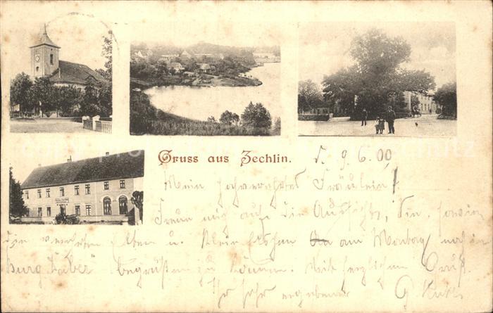 Zechlin Pommern Kirche See Platz Gasthaus