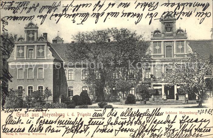 Meyenburg Prignitz Schloss Meyenburg