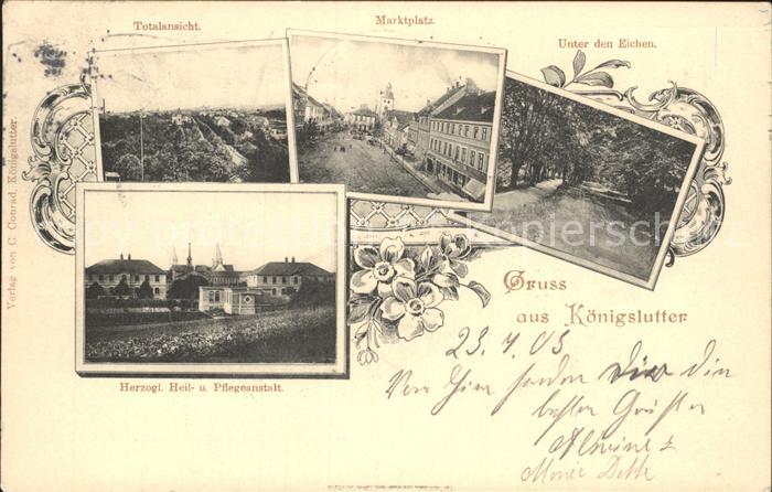 Koenigslutter Elm Marktplatz Totalansicht Unter den Eichen