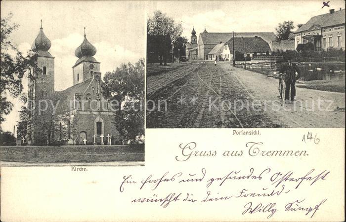 Tremmen Dorfansicht Kirche