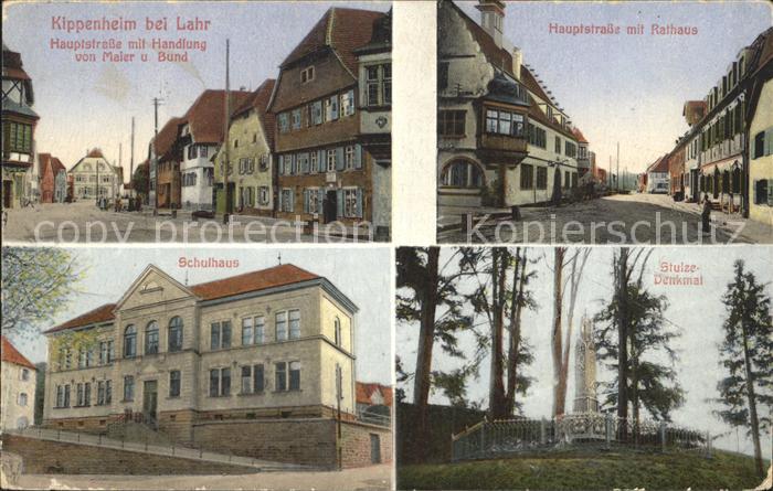 Kippenheim Hauptstrasse Rathaus Schulhaus