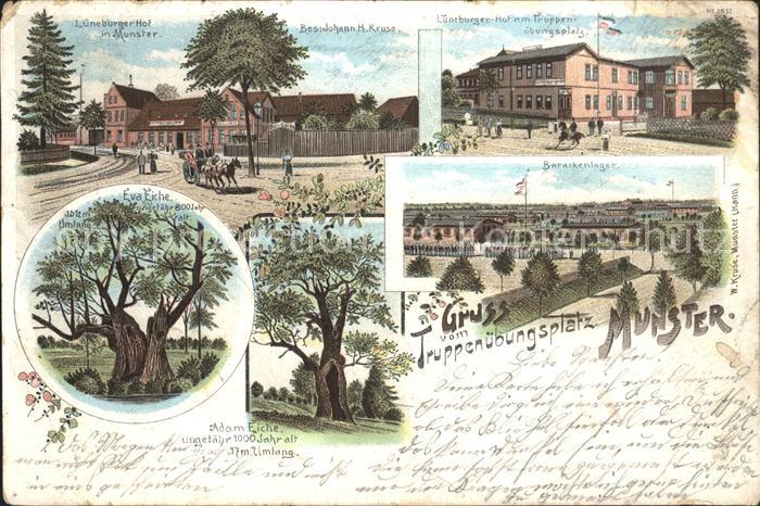 Munster oertze  Truppenuebungsplatz Barackenlager Lueneburger Hof