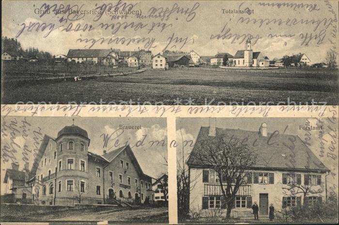 Bayersried Totalansicht Brauerei Forstamt