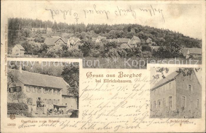 Beeghof Gasthaus zum Roessle Schulhaus