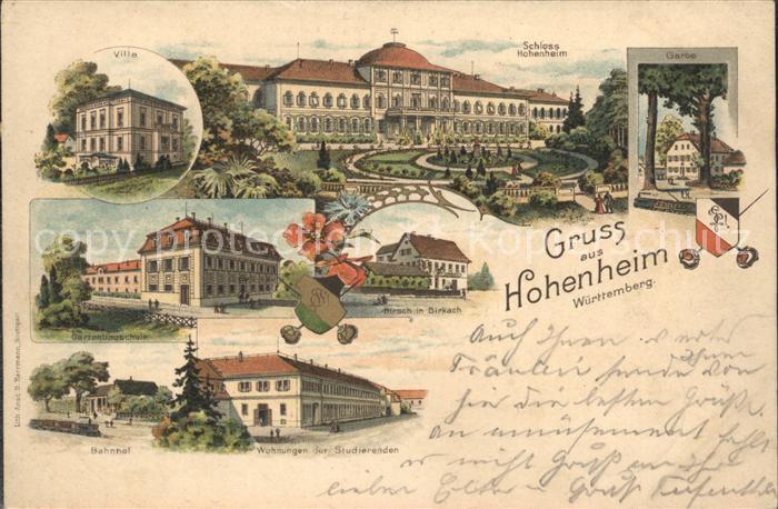 Hohenheim Bahnhof Villa Wohnungen der Studierenden