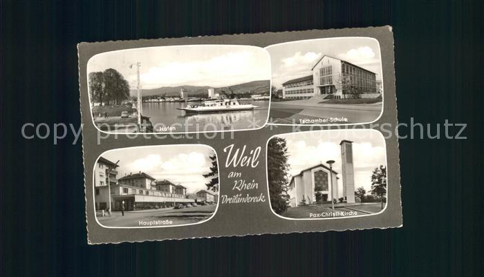Weil Rhein Tschamber- Schule Hafen Hauptstrasse
