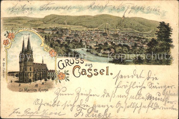KAssEL  CITY Sankt Martins Kirche Stadtansicht