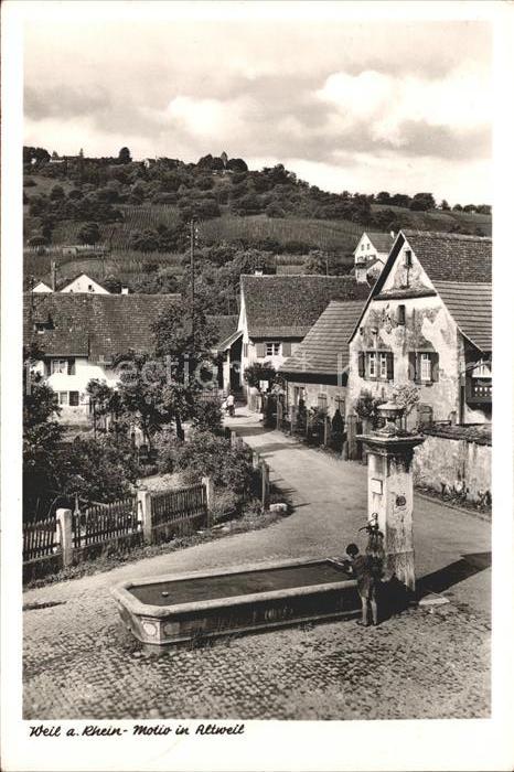 Weil am Rhein Altweiler Dorfbrunnen