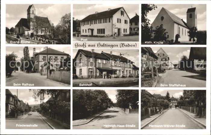 Haltingen Weil am Rhein BW Staffelhaus Rathaus Post