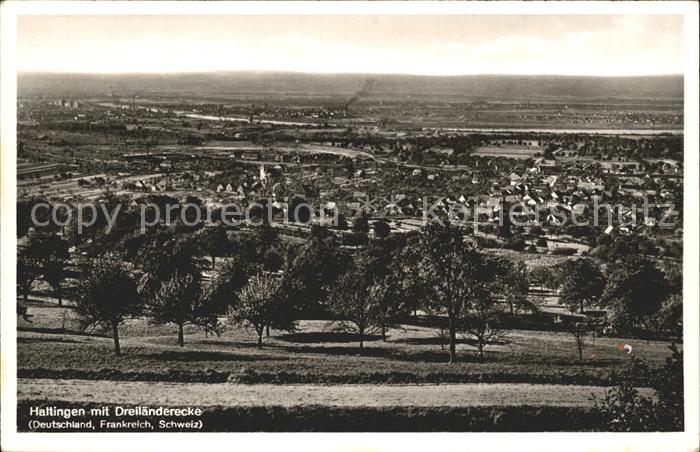 Haltingen Weil am Rhein BW Dreilaenderecke