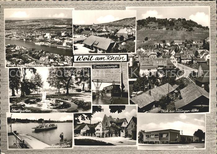 Weil Rhein Technikum Rheinfaehre Stadtgarten