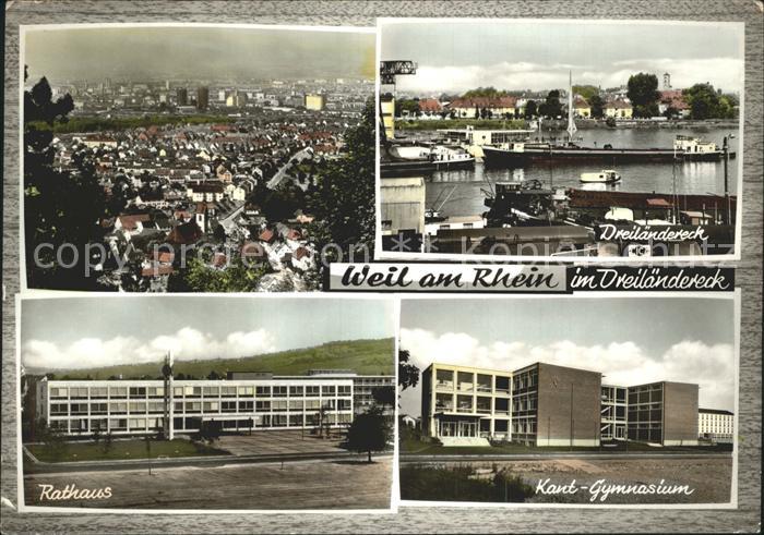 Weil Rhein Kant- Gymnasium Rathaus Dreilaendereck