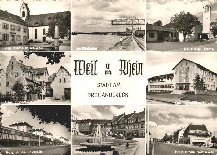 Weil Rhein Rheinufer Hauptstrasse Altes Staffelhaus