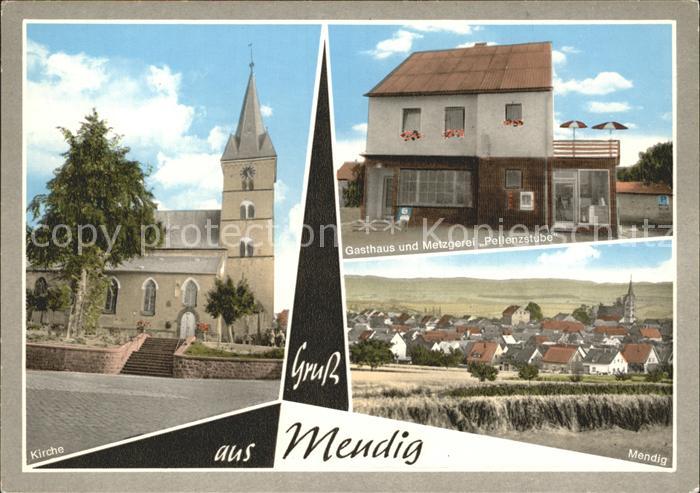 Mendig Eifel Gasthaus Metzgerei Pellenzstube Kirche