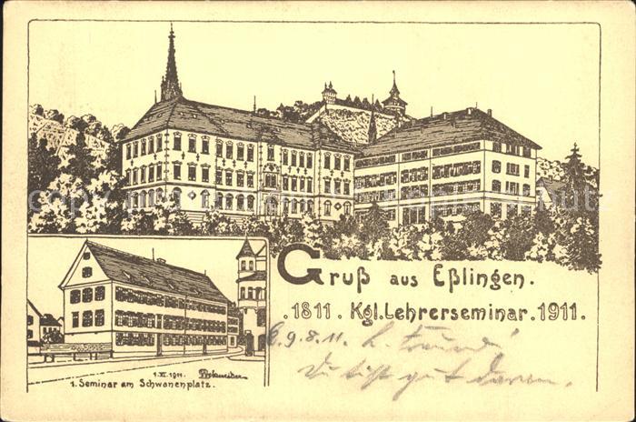 Esslingen Neckar Koenigliches Lehrerseminar