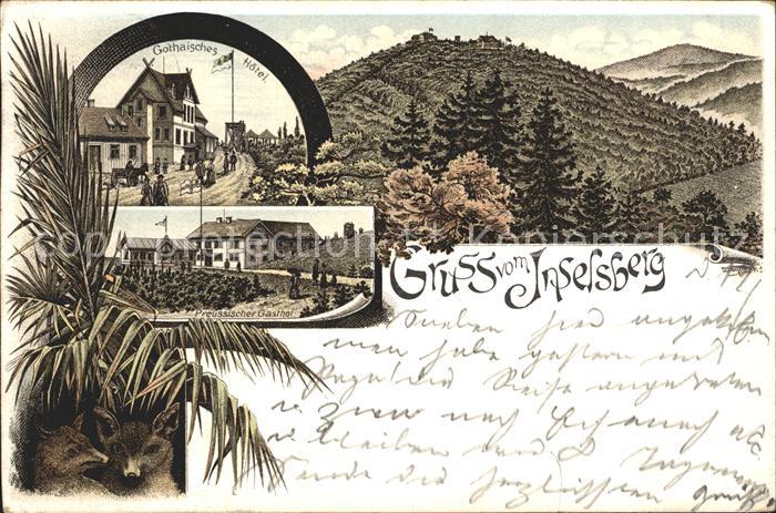Inselsberg Schmalkalden Preussischer Gasthof Gothaisches Hotel