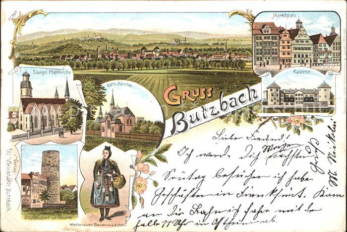 Butzbach Kaserne Marktplatz Evangelische Pfarrkirche