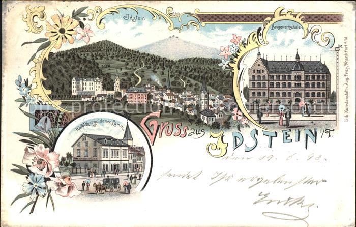 Idstein Baugewerkschule Hotel zum goldenen Lamm