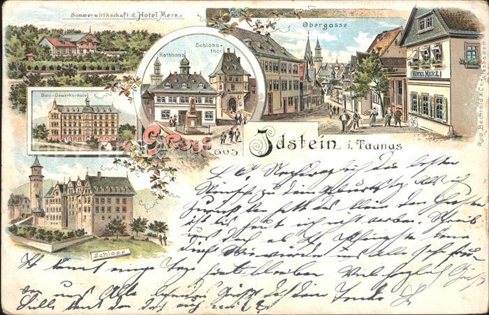 Idstein Obergasse Schloss Rathaus