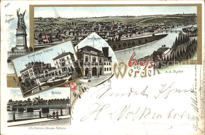 Werden Ruhr Bruecke Strafanstalt Krupp´sches Schloss